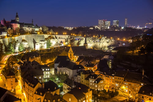 Luxembourg night time